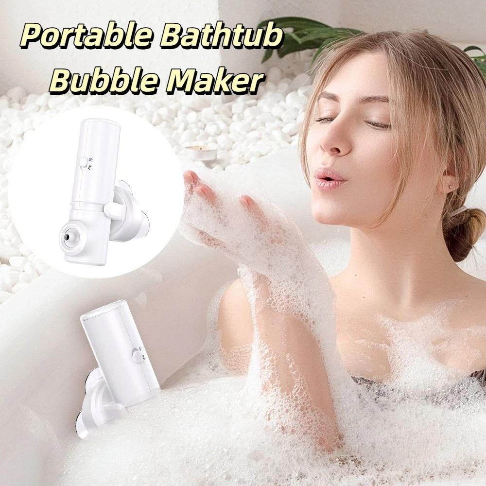 Wireless Bath Foam Machine Fully Automatic Bathtub Bubble Maker Hydrotherapy Machine Home Spa