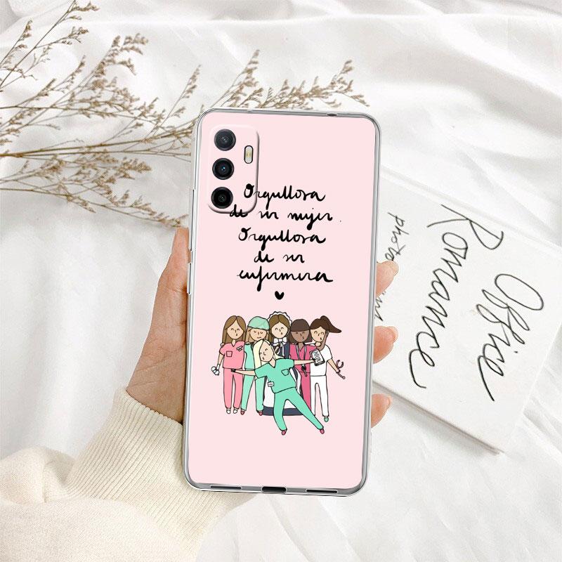 Doctor Nurse Transparent Phone Case for Motorola Moto Edge 20 30 40 50 S30 Fusion Ultra Pro Neo Lite + G200 G23