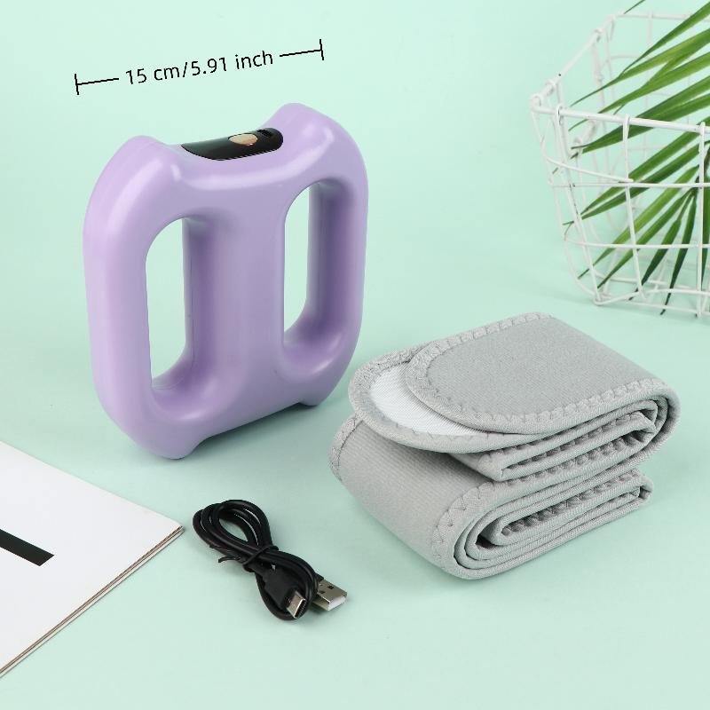 Portable Percussion Fascia Ring Usb Charging Massage Belt Vibrating Neck Membrane Massage Relaxation Shoulder Massage