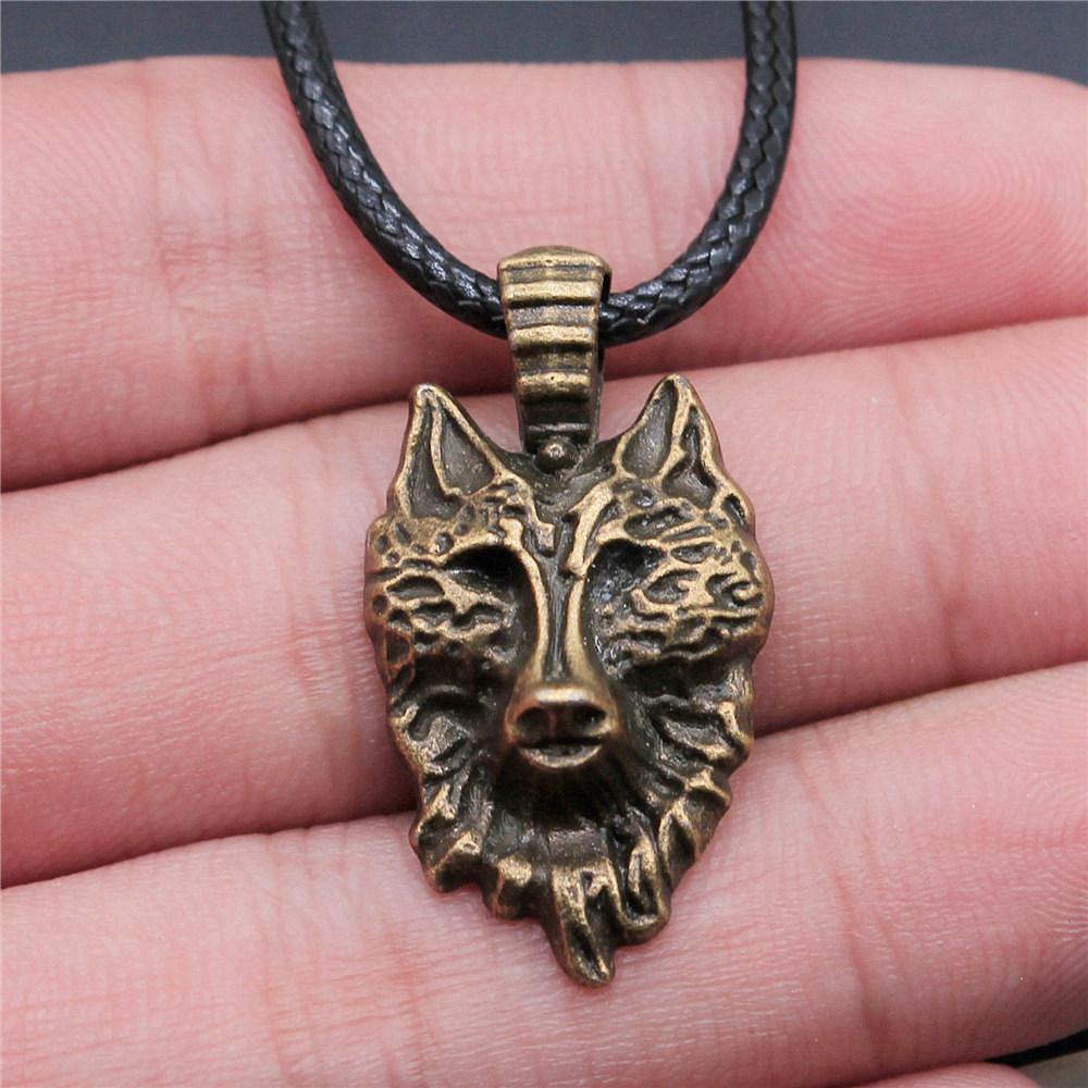 Pendentif Faune du Royaume Animalier Métal Bronze Antique Collier Ras-du-cou pour Femme Cadeau Mode