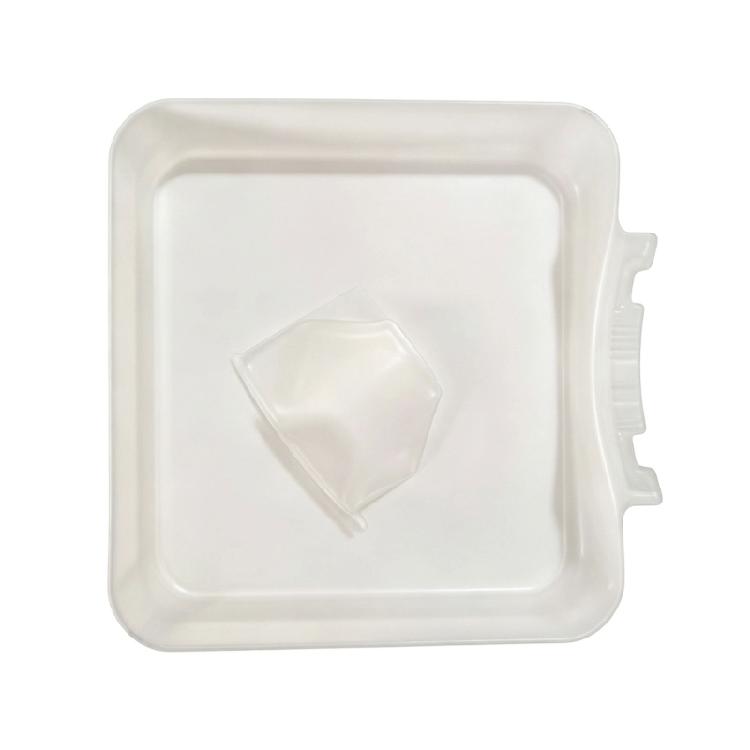 Washing Machine Water Pan Set with Raised Tray Design and Drain Fittings for Household Washer Floor Protection and Cleanup