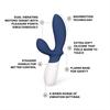 LELO Loki Wave 2 Prostate Vibrator for Men 12 Pleasure Electric Anal Male Anal Waterproof Prostate Massager for Men - Settings, Enemagra, Vibrator,
