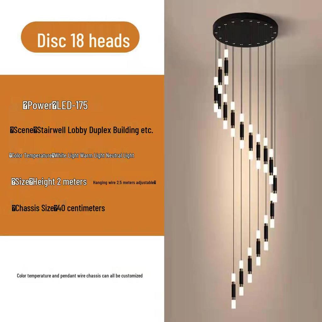 2025 Minimalist Pendant Light for Living Room, Bedroom, Staircase, and Restaurant