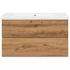 Cabinet With Sink, Artisan Oak, 81X39.5X49 Cm