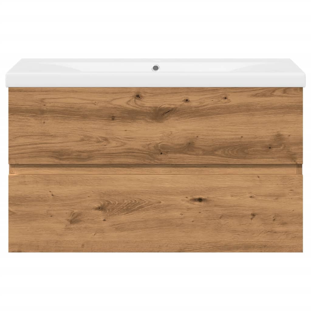 Cabinet With Sink, Artisan Oak, 81X39.5X49 Cm