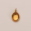 Stainless Steel Diy Basic Live Mouth Chain 12 Birthstone Pendant Necklace Furnace Vacuum Plating 18K Gold Color Retention