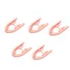 5PCS Folding Clothes Hanger Strong Durable Plastic Portable Drying Rack Space Saving Hanger for Travel Bathroom Hotel