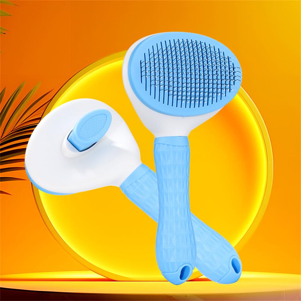 Pet Dog Brush Cat Comb Self Cleaning Pet Hair Remover Brush For Dogs Cats Grooming Tools Pets Dematting Comb Dogs Accessories