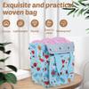 Crochet Yarn Storage Bag Large Capacity Travel Knitting Bag Portable Oxford Cloth Wool Tote Organizer with Multi Pocket