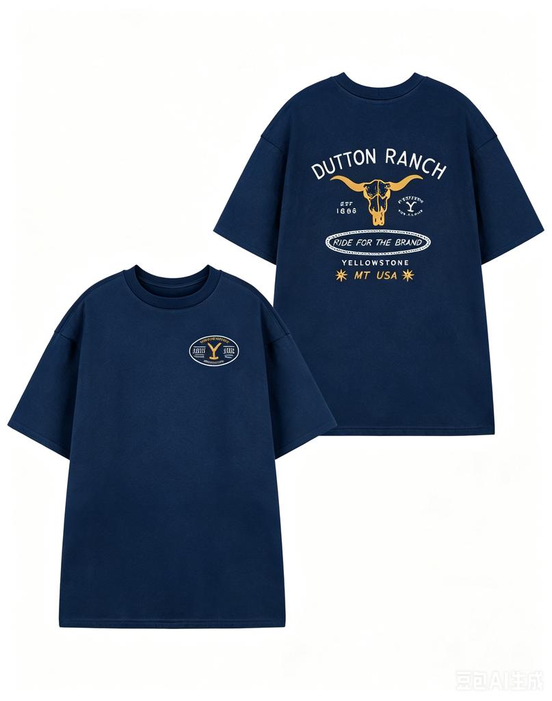 New Yellowstone Graphic Short Sleeved TShirt 2026 Summer New Unisex Unisex Fashion Cotton Oversized Tshirt Street Wear Y2K