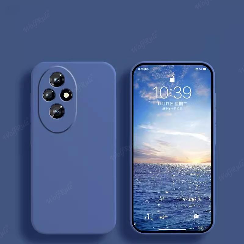 Для Honor 200 Чохол Накладка Huawei Honor200 Honor 200 Capas Новий Протиударний Бампер TPU Розкішний Рідкий Силікон М'який Fundas Honor 200