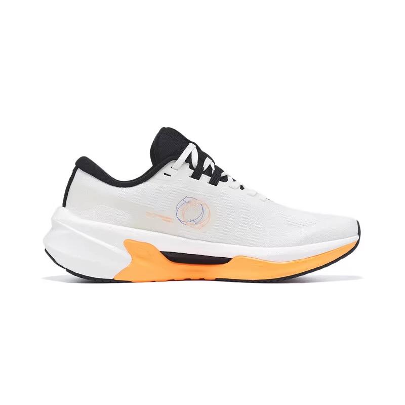 Li Ning Furious Rider 7.0 V2 Cushioning Abrasion Resistant Lightweight Low top Running Shoes Men's White ARZT007-1