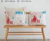Quarter Report Moomin Cushion Cover Zipper Made In Japan (MOOMIN) "I'm Here," Gray, 45x45cm, 100% Cotton, Closure,