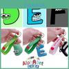 Portachiavi Giocattolo Alphabet Lore Anello Portachiavi in Lega Durevole Decorazioni