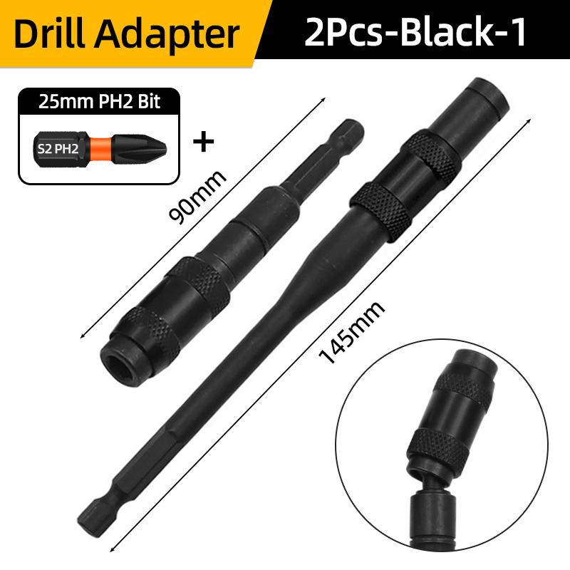 

Держатель магнитных шестигранных бит для отвертки 1/4 Удлинитель для дрели Адаптер для привода с шестигранным хвостовиком 6,35 мм с быстрой заменой Электроинструменты
