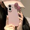 Cute 3D Diamond Bow Pink Phone Case For iPhone 17 16 15 14   11 Pro Max XR X XS Leather Texture Soft Shockproof Bumper Cover