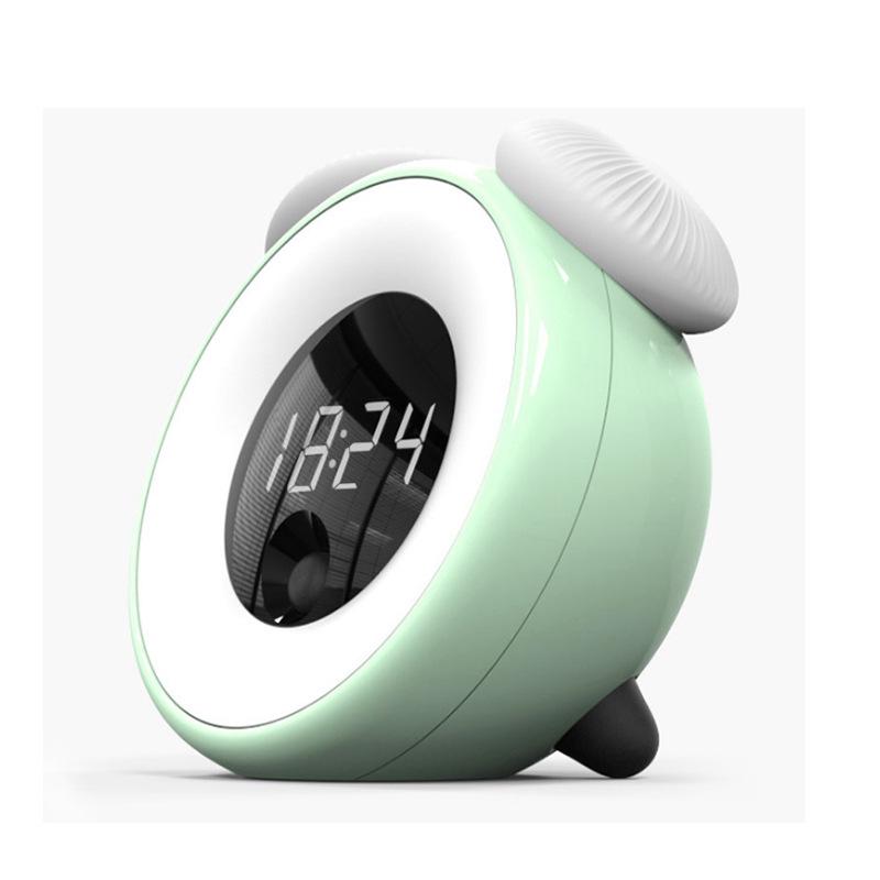 Wake Up Light Clock LED Digital Alarm with Sunset Mode Night Light for Kids Bedroom Decor Desk Lamp