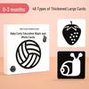 Infant Visual Stimulation Black & White Cards: Newborn Early Education 0-3 Months