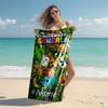 Personalized Customized Proof Beach Towel with The Amazing World of Gumball Pattern - Soft, Absorbent,quick-drying,perfect Swimming,camping&bathing