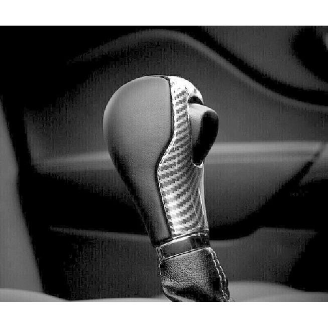 ABS Carbon Fiber Gear Shift Knob Cover Trim For Jeep Compass 2017-