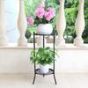 2 Tier Planter Balcony Indoor Garden Flower Pot Trays Bonsai Holder Home Decor Plant Stand Shelf