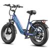 Elektrofahrrad Fafrees F20 Rover 250W Motor Höchstgeschwindigkeit 25km/h 20" Fat Tire Stadtelektrofahrrad 48V 20AH LCD Display 7 Gänge Maximale Belastung 150Kg
