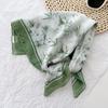 French pastoral style small fresh personalized headscarf spring travel versatile small silk scarf multi-functional tie headband tie bag