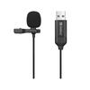 Microphone Lavalier - SANDBERG - STREAMER USB CLIP - USB Type-C - Noir - 45 g
