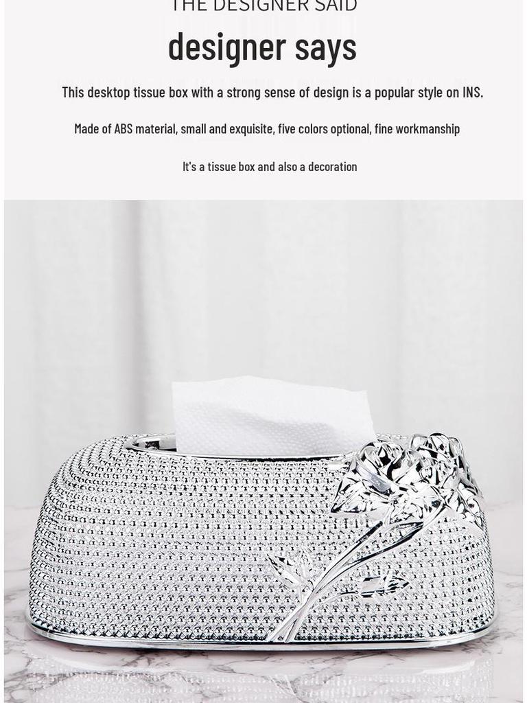 European Exquisite Creative Fashion TikTok Trendy Tissue Dispenser Box