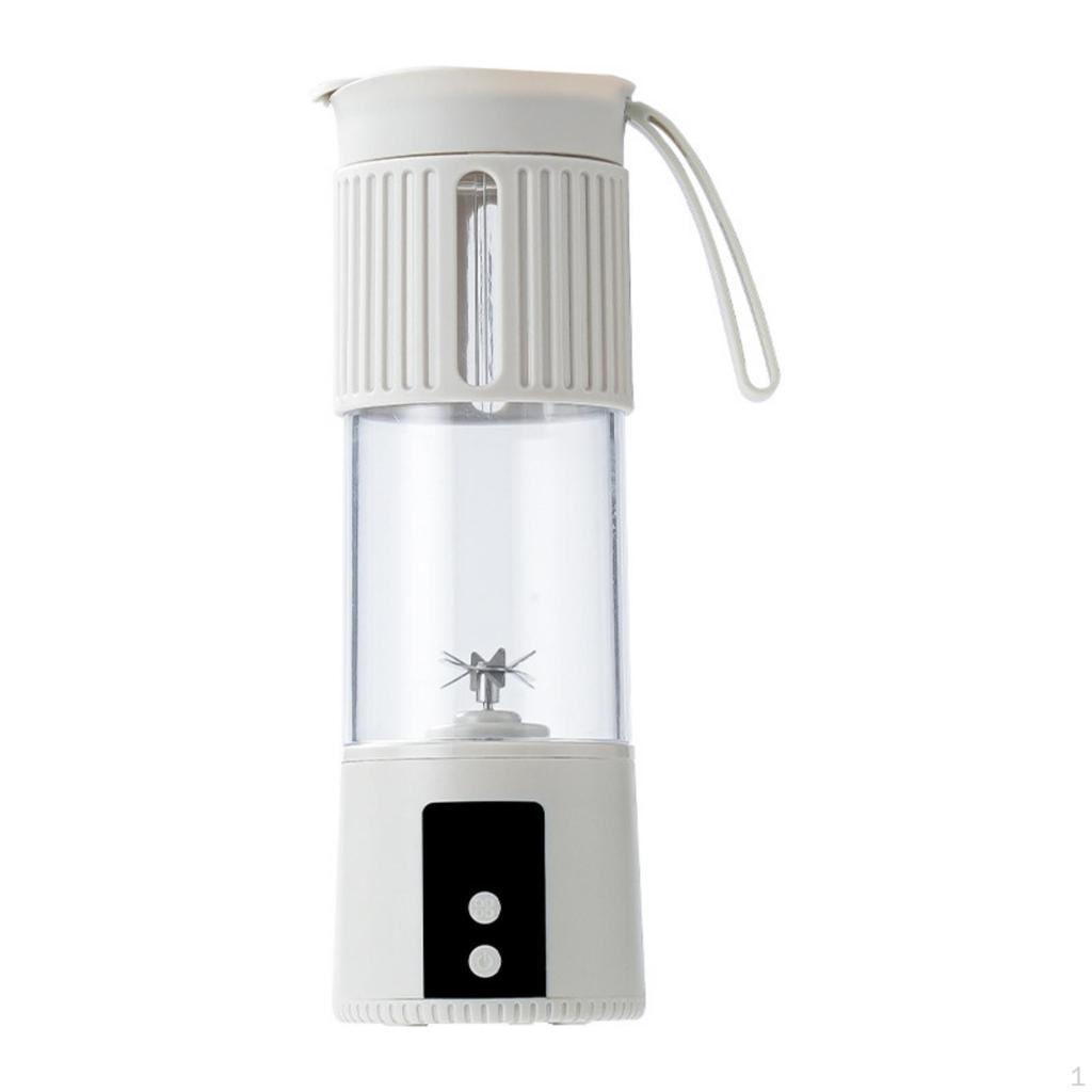 Portable Electric Juicer Cup USBChargeable with Carry Loop Cordless Blender for