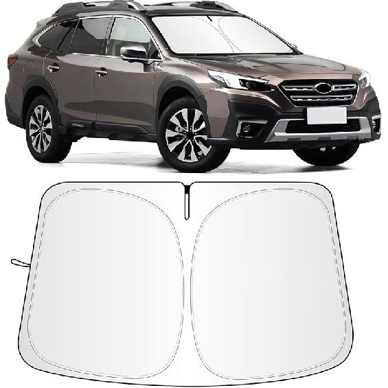 For Subaru Outback Sun Shade -2025, Car Front Window Covers Sun Visor Protector, Foldable Blocks UV Rays Windshield Sunshade For Subaru Outback For Outback 2020-2025