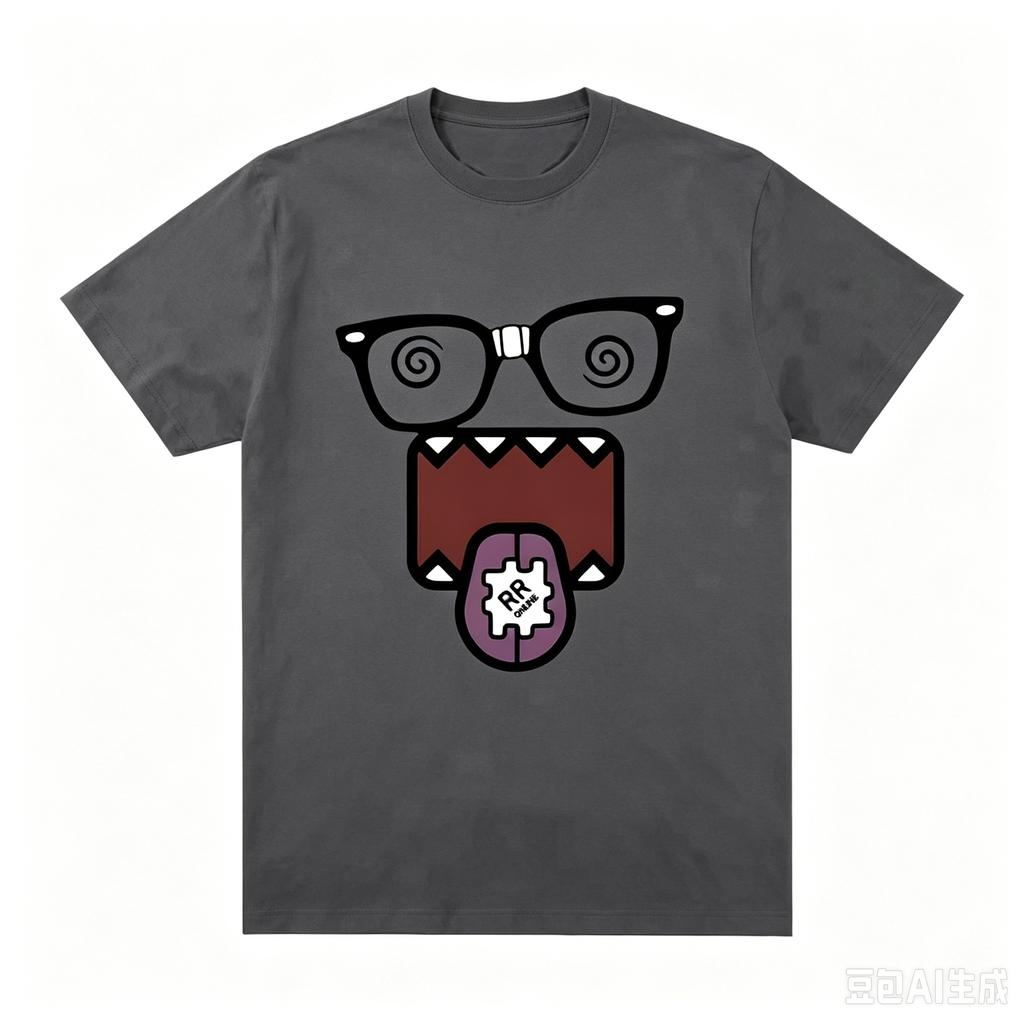 Fashion Kawaii Unisex T Shirt Pattern Y2k Cotton Print Round Neck Loose Tshirt Summer Unisexs Street Couple Tee Clothing