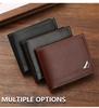 Large Capacity Wallet Material: Pu Business Wallet Horizontal Wallet
