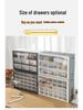 Combinable Drawer-Style Compartment Box for Screws, Parts, Building Blocks, and Electronics