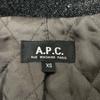 A.P.C. Charcoal Harris Tweet Double Coat coat XS grayUsed