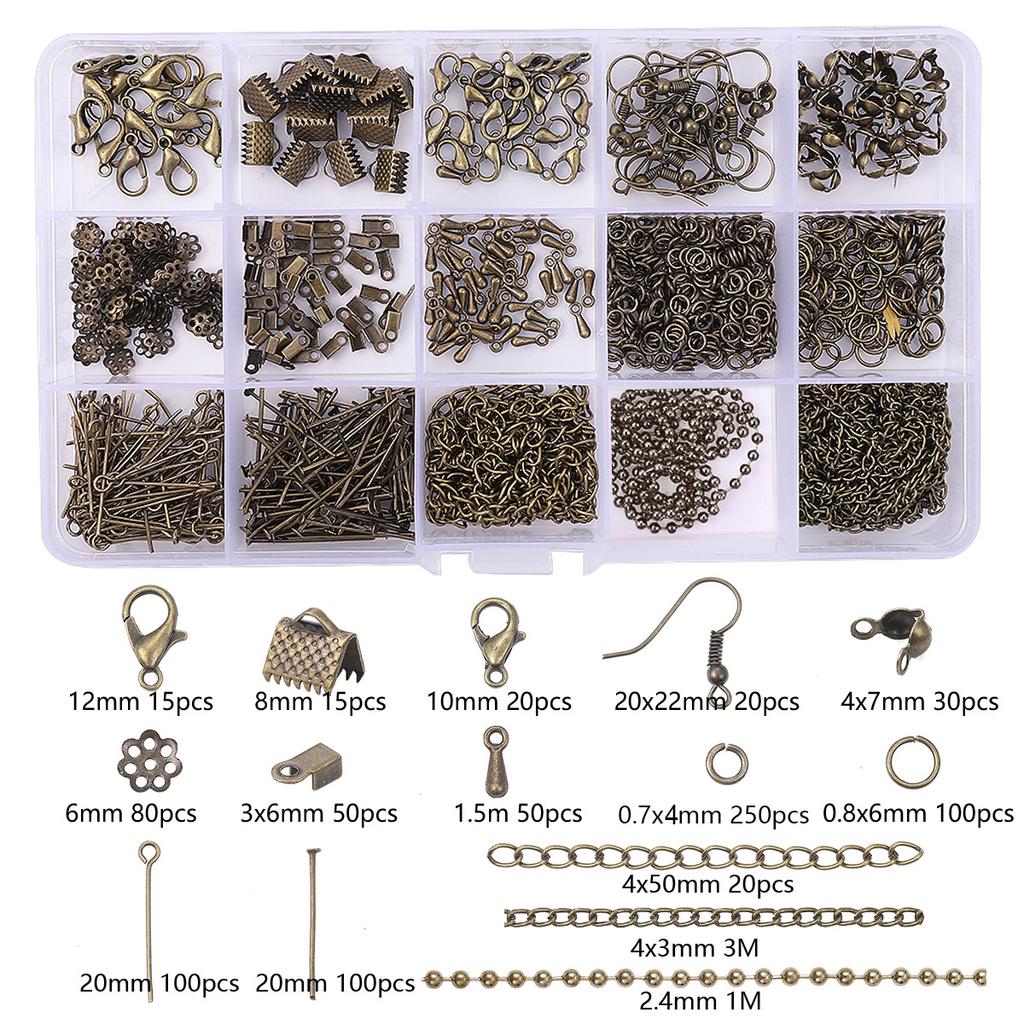 DIY Jewelry Accessories, Earrings, Ear Hooks, Bracelets, Necklaces, Handmade Bead Materials, Tool Sets