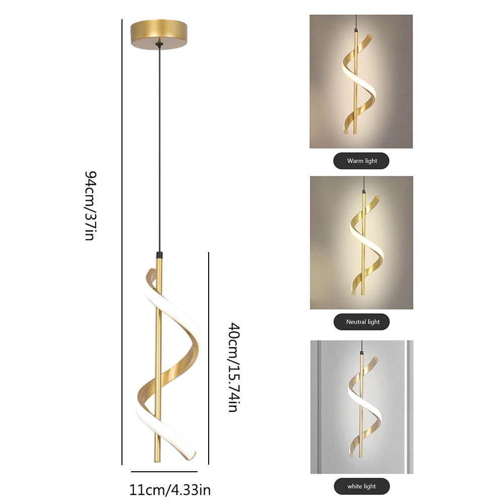 Minimalist Aluminum Black Long Strip Chandeliers For Living Room Wall Decor LED Hanging Light Small Chandelier Dimmable