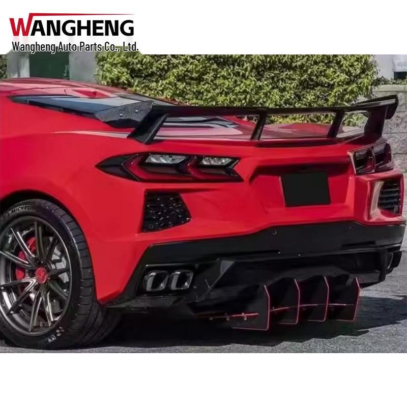 Chevrolet Corvette C8 Carbon Fiber Rear Diffuser & Splitter Accessories