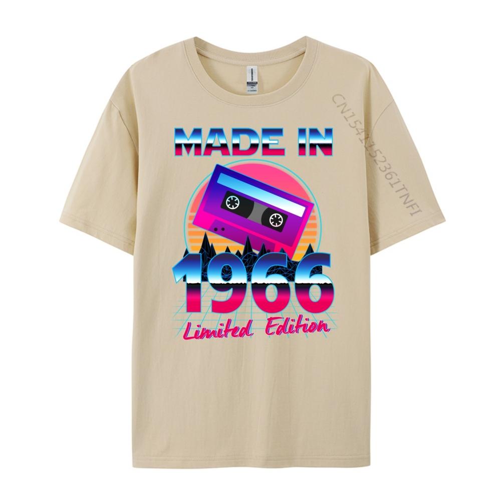 58 Years Old 1966 80s Cassette 58th Birthday Graphic T Shirts 100 Cotton Tshirt Luxury Clothing Breathable Printed TShirt