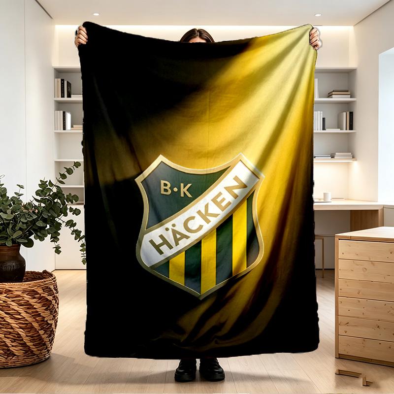 BK Hacken Print Blanket - Soft & Comfortable, for Bedroom, Travel, Sofa, Home Decoration - Birthday Christmas Gift for Friend