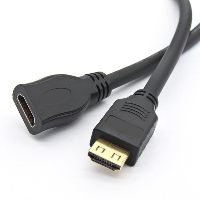 HDTV Stecker auf Buchse Verlängerungskabel HDTV Kabel Ersatz für HDTV Monitor Spielekonsole Projektor Zubehör