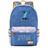Lilo Stitch Backpack In Pink Or Blue Perfect For School Or Travel Made From High-quality Oxford Cloth