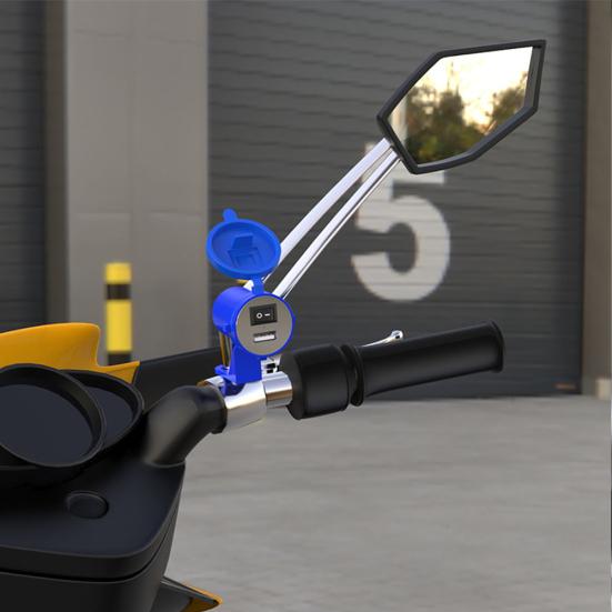 12V Universal Motorcycle Motorbike Waterproof High Speed USB Cell Phone Charger