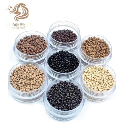 "2.5mm Nano Copper Micro Hair Extension Rings - 1000pcs"