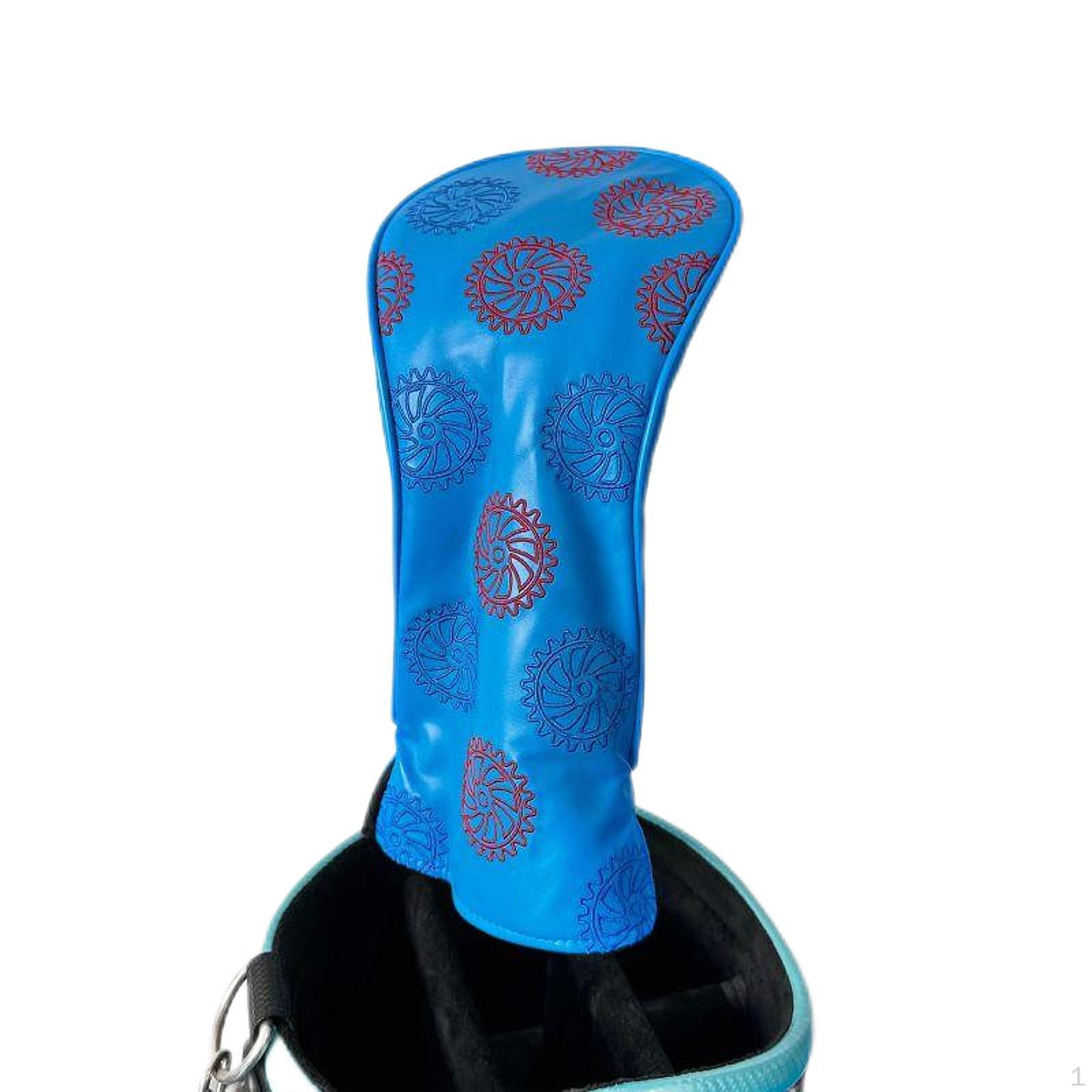 

Golf Club Head Cover for Protection And , PU Leather Accessories Golfers DR