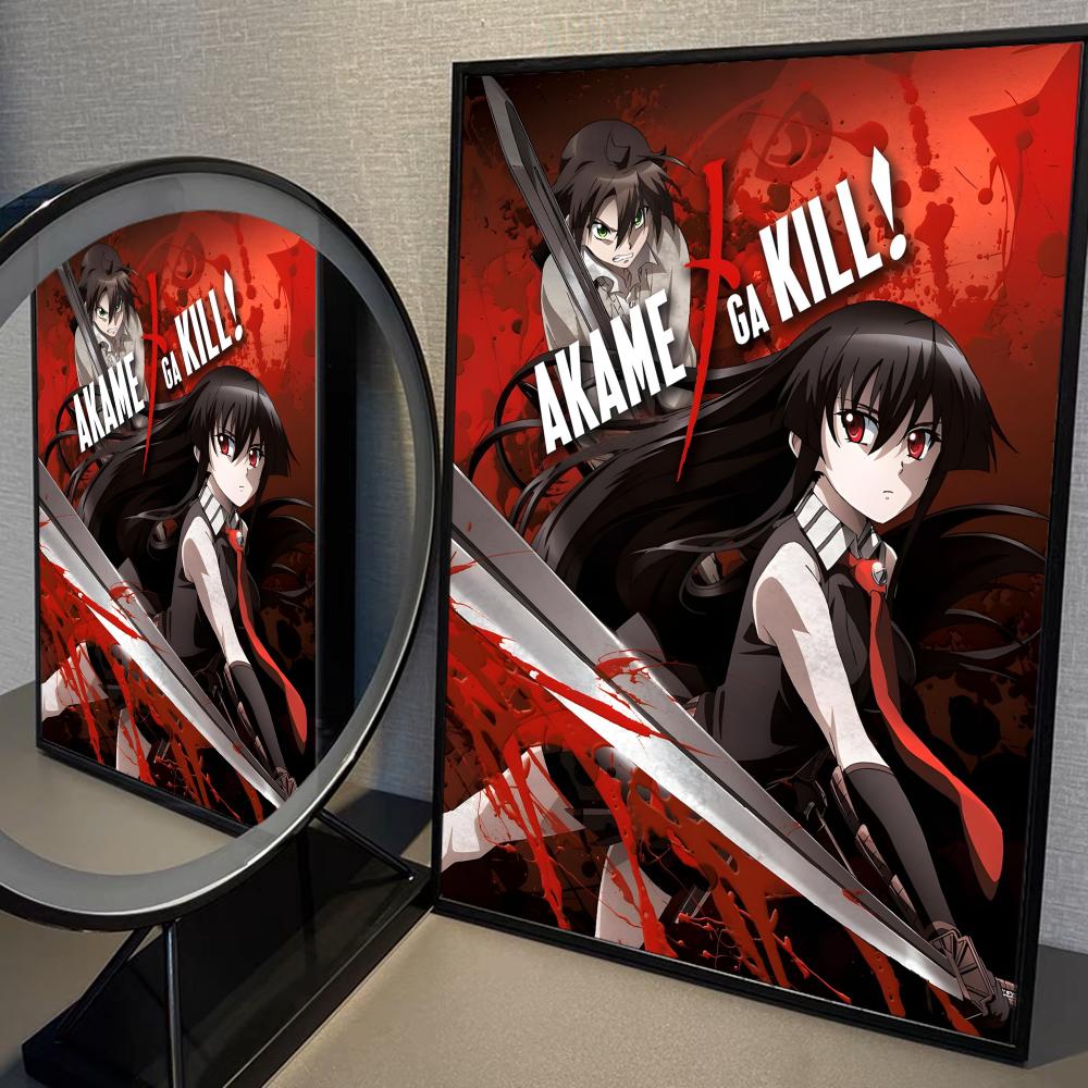 Japanese Anime Akame Ga KILL Poster Prints Art Nordic Aesthetic Canvas Painting  for Living Room Bar Gaming Room Home Decoration