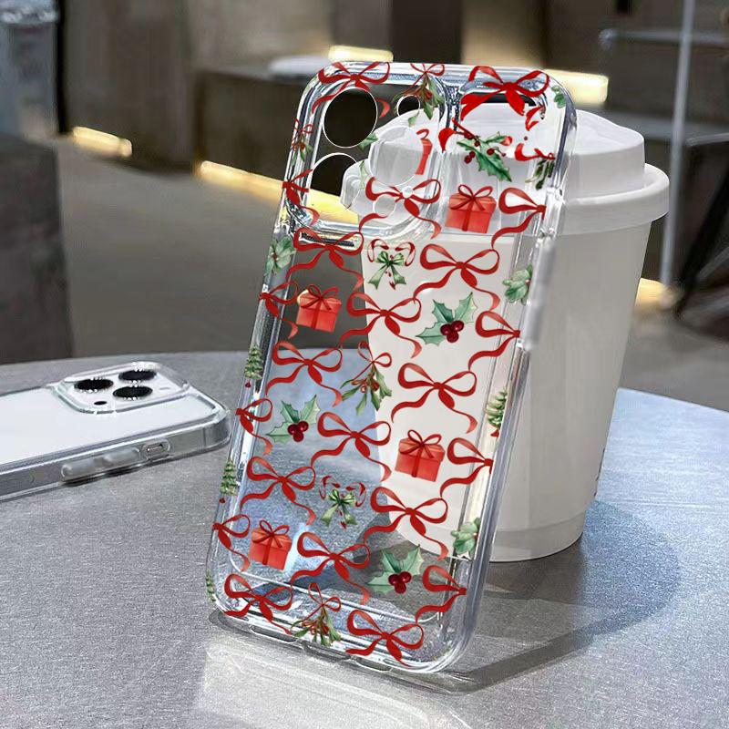 Albero di Natale Creativo Cupcake di Natale Custodia Morbida per Telefono Per iPhone 11 12 13 14 15 16 17 Pro Max XS XR X 16E Cover Air