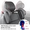 360 Degree Adjustable Car Headrest Pillow U-Shaped Car Seat Pillow for Kids Adults Car Travel Sleeping Head Neck Body