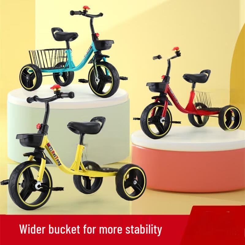 Aige Kinder-Dreirad mit Pedalen und Heckablage