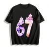 Sweet Style Number 67 Food Print Casual Top For Kids Pure Cotton T-shirt